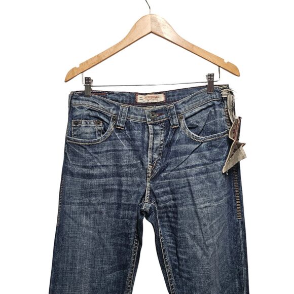 Western‎ Glove Works Jeans 1921 Straight Leg Jeans Men's 30X34  Button Fly - Picture 3 of 5